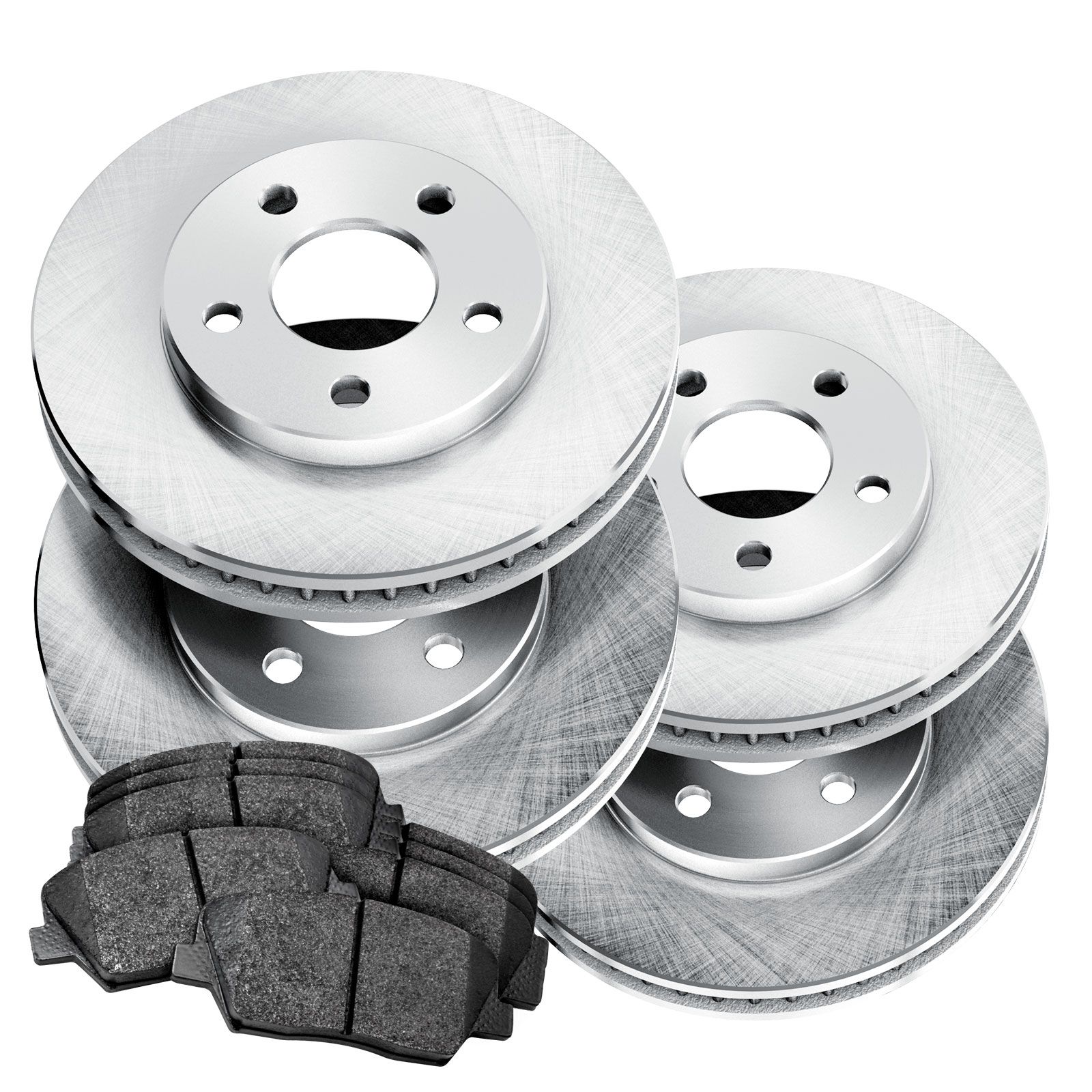 PowerSport Front/Rear Blank Rotors + Ceramic Brake pads BLBC.73031.02 eBay